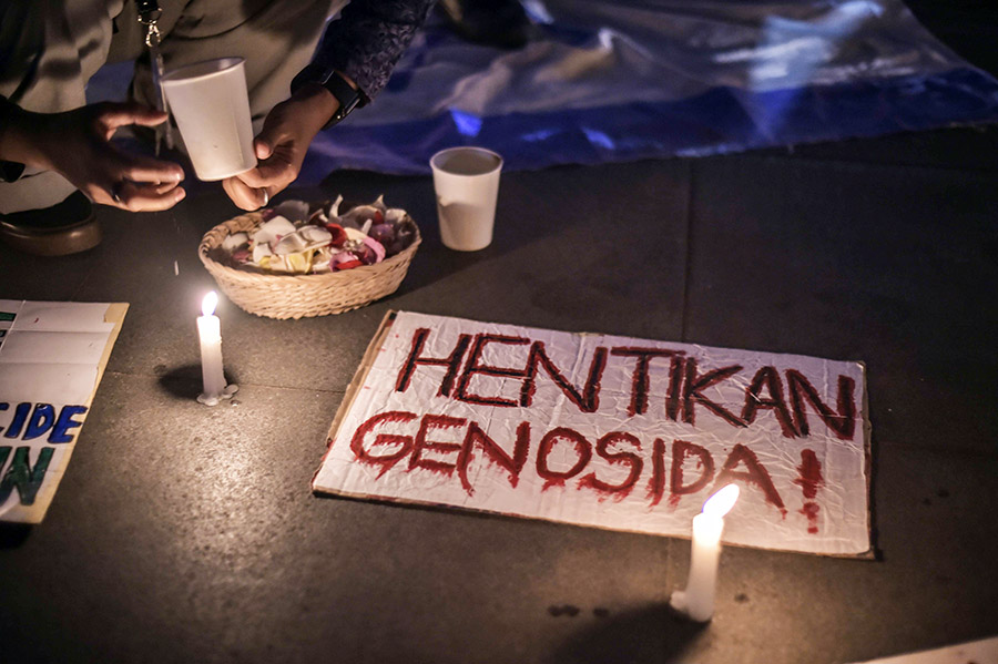 Aksi Hari Berkabung Internasional Untuk Palestina