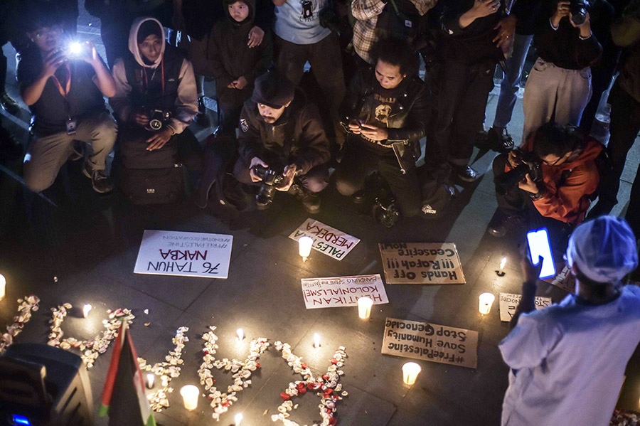 Aksi Hari Berkabung Internasional Untuk Palestina