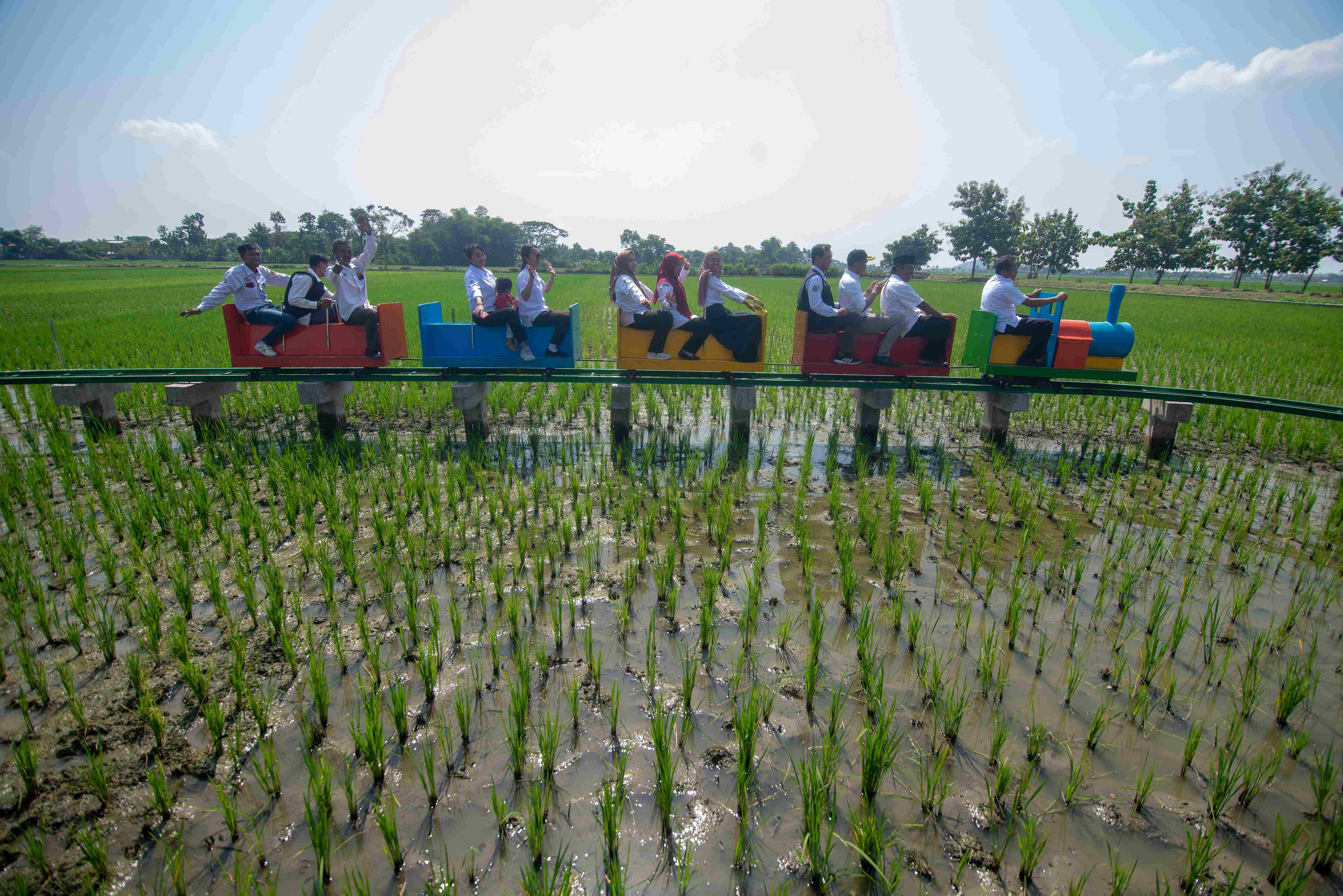 Inovasi Desa Wisata Kereta Sawah Lokamerta di Klaten